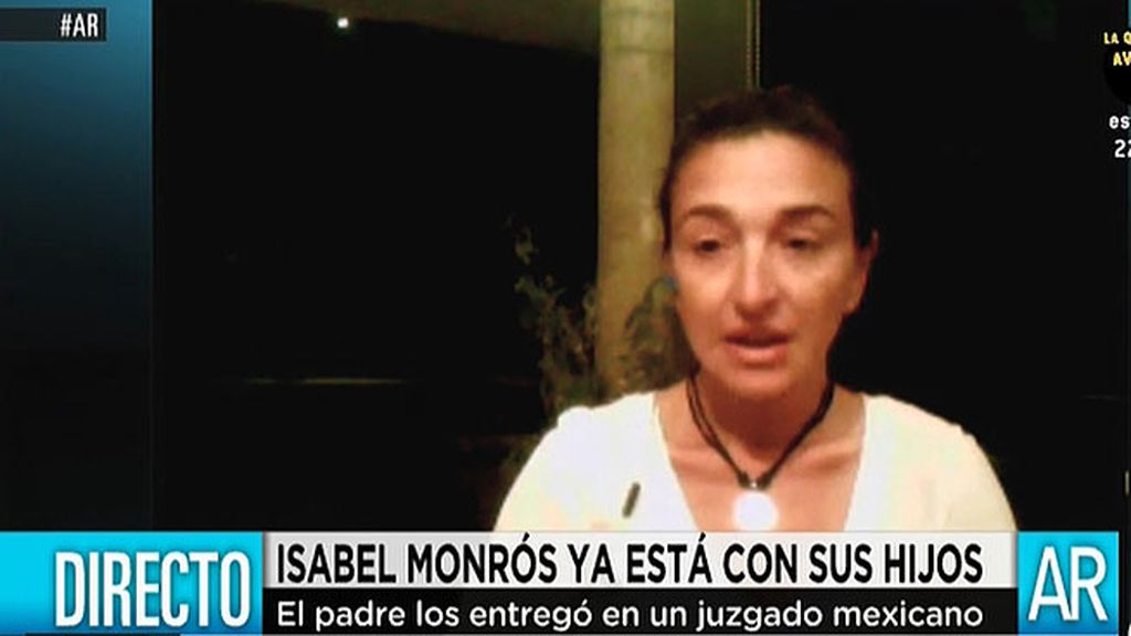 Isabel Monrós: "Ahora hay que dar tranquilidad y estabilidad a los niños"
