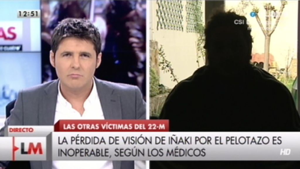 La entrevista a Iñaki, herido en el 22-M