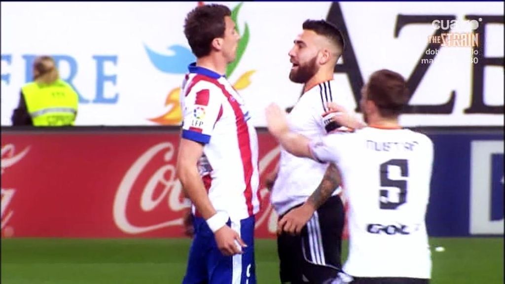 Patadas, agarrones y placajes… así fue el partido del Atlético ante el Valencia