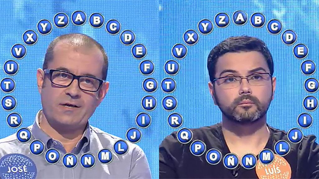 José vence a Luis en un rosco de infarto