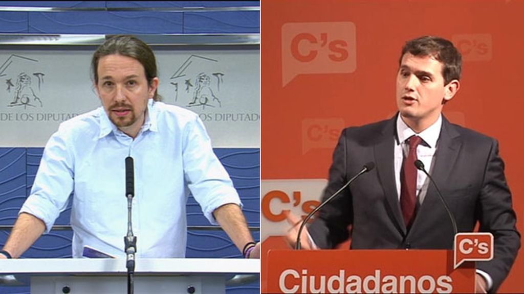 Reacciones de Iglesias y Rivera tras el nombramiento de Pedro Sánchez
