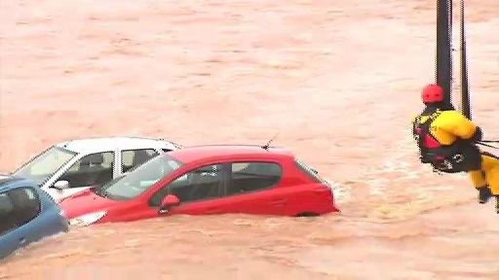 La lluvia inunda Castellón