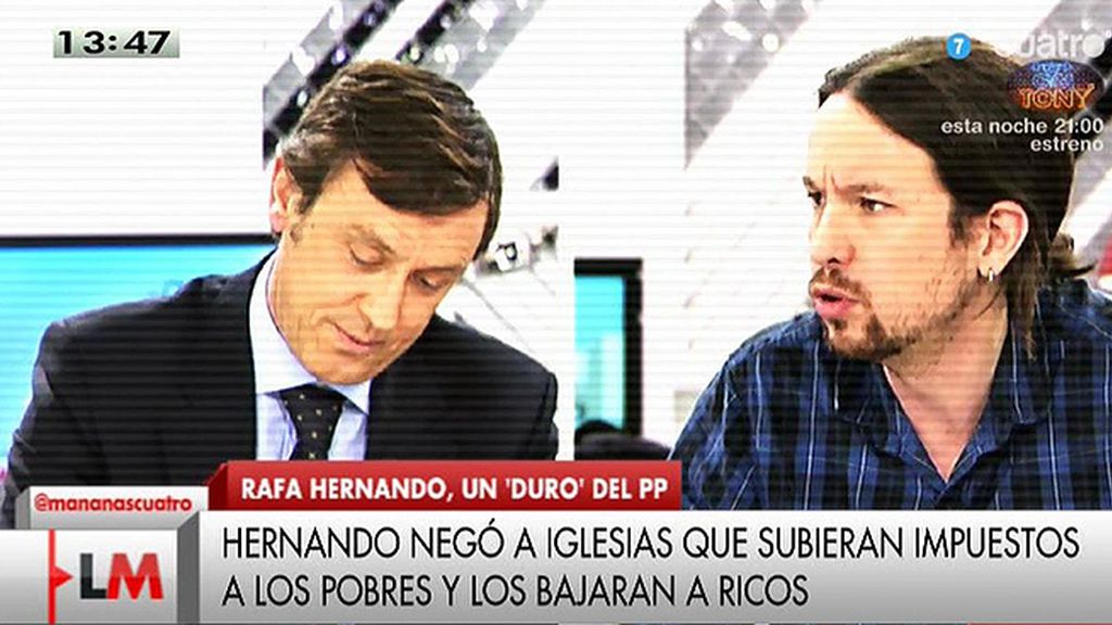 Rafael Hernando, nuevo portavoz del PP, estará en 'Las Mañanas de Cuatro'