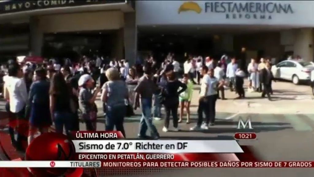 Terremoto de 7,2 grados en la escala Richter en suroeste de México
