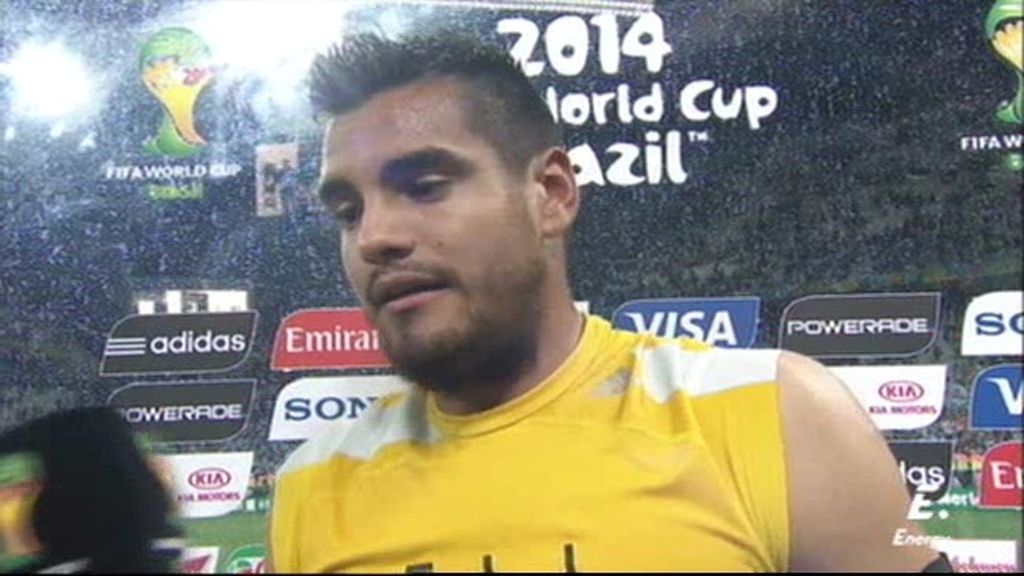 Romero, portero de Argentina: "Los penaltis son suerte y gracias a Dios salió bien"