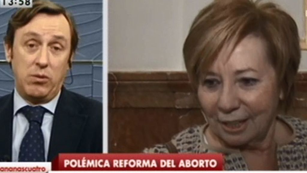 Rafa Hernando, sobre Celia Villalobos por su postura ante el aborto : "Es un verso suelto"