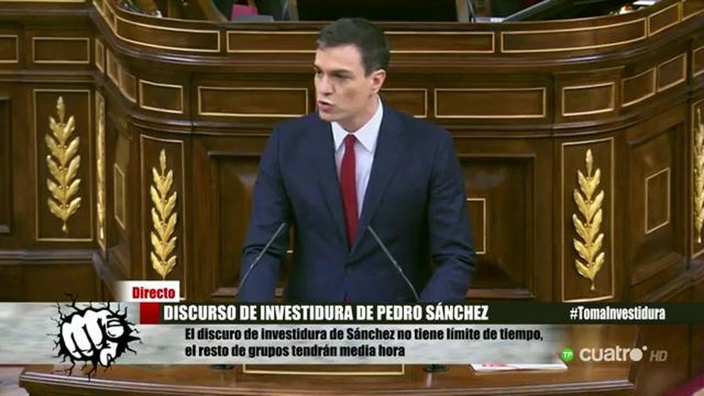 Pedro Sánchez: “Nos han encargado formar gobierno, no ir a nuevas elecciones”
