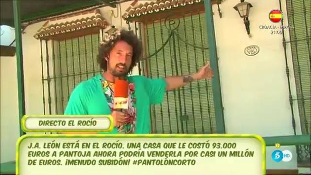 Pantoja querría vender su casa de 'El Rocío' por casi un millón de euros, según J.A. León