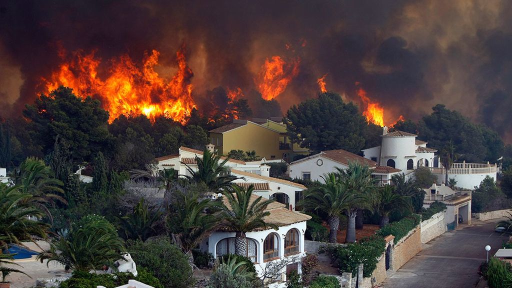 Se busca al responsable de los incendios de Jávea