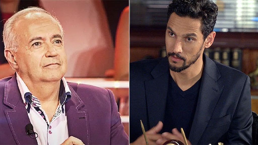 José Luis Moreno y Khaled, el prometido de Fátima en 'El Príncipe', en 'Hable con ellas...'
