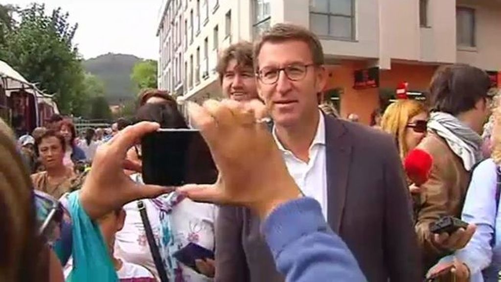Curioso encuentro entre los candidatos electorales de Galicia