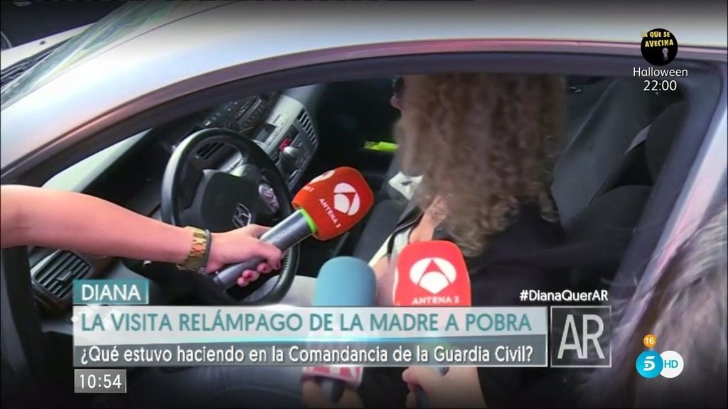 La visita relámpago de Diana López Pinel y su hija Valeria a Pobra