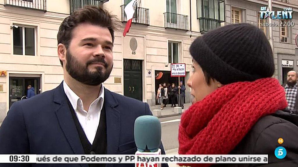 Gabriel Rufián, ERC: "Hay que hacer un minuto de silencio por este PSOE"