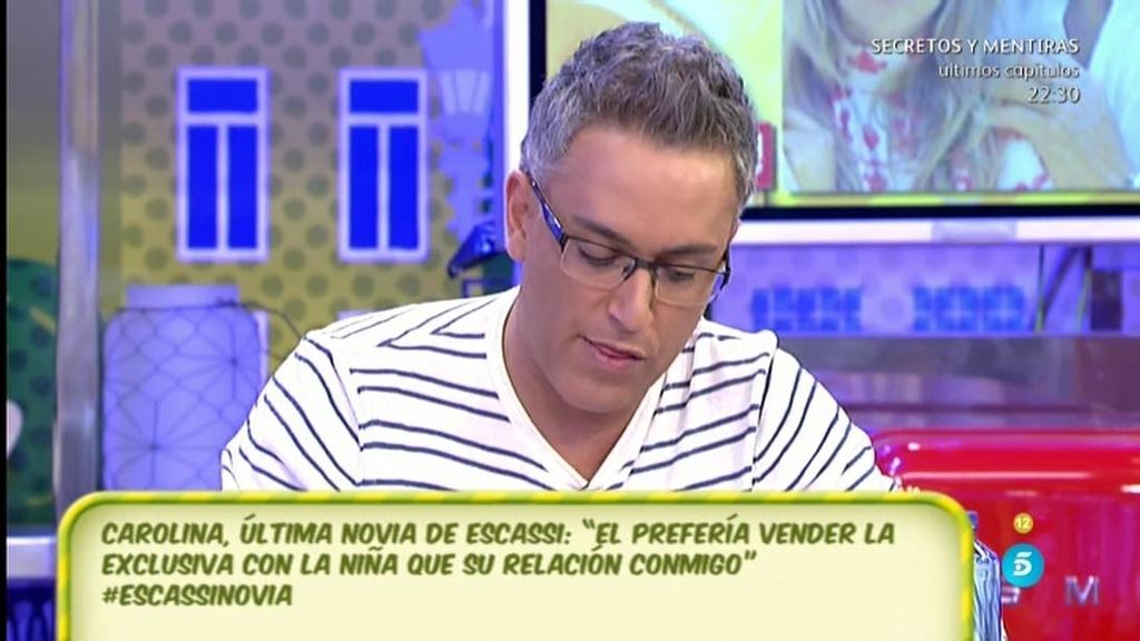 Kiko H.: “Escassi está ofreciendo a su hija a las agencias por un caché de 15.000 €”