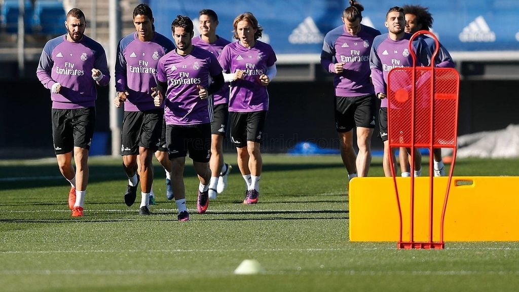 El Real Madrid se prepara para el derbi ante el Atlético de Madrid