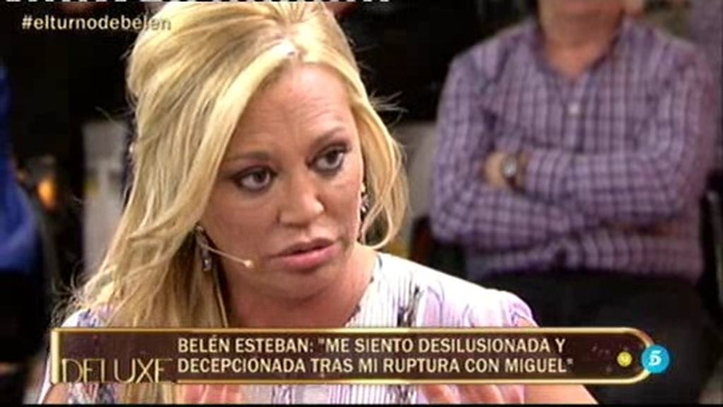 Belén Esteban: "Yo no sospeché nada hasta que Miguel me dijo que había sido infiel"