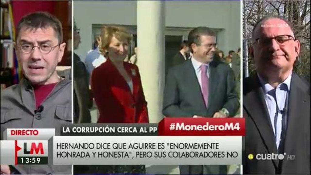 Juan Carlos Monedero: “La dirigencia del PP, haciendo o dejando hacer, ha creado una trama corrupta y queda mucho por saber”