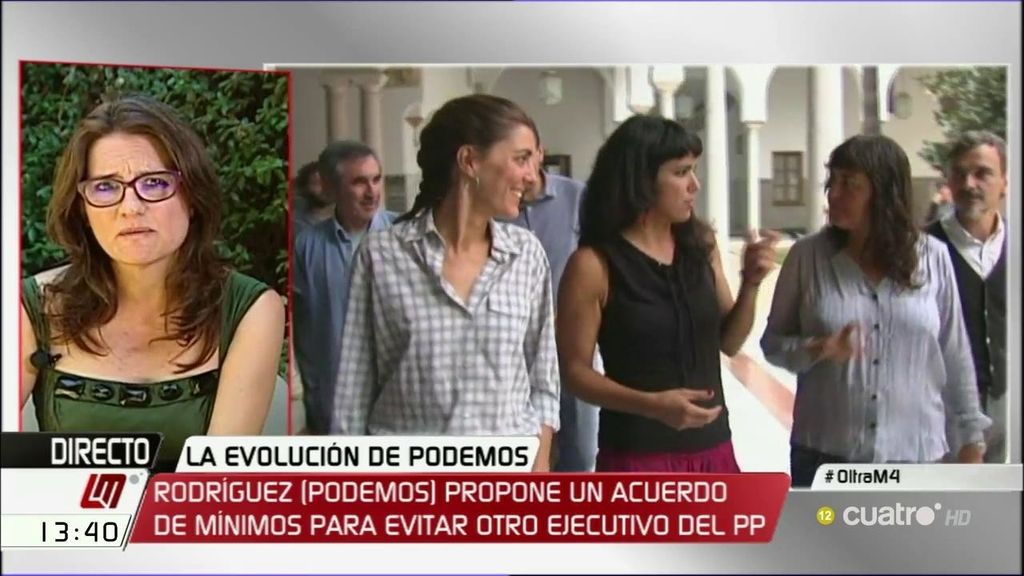 Oltra: “Dar por hecho que Rajoy va a ser presidente y darles por buena una victoria que no tienen en las urnas sería un error”