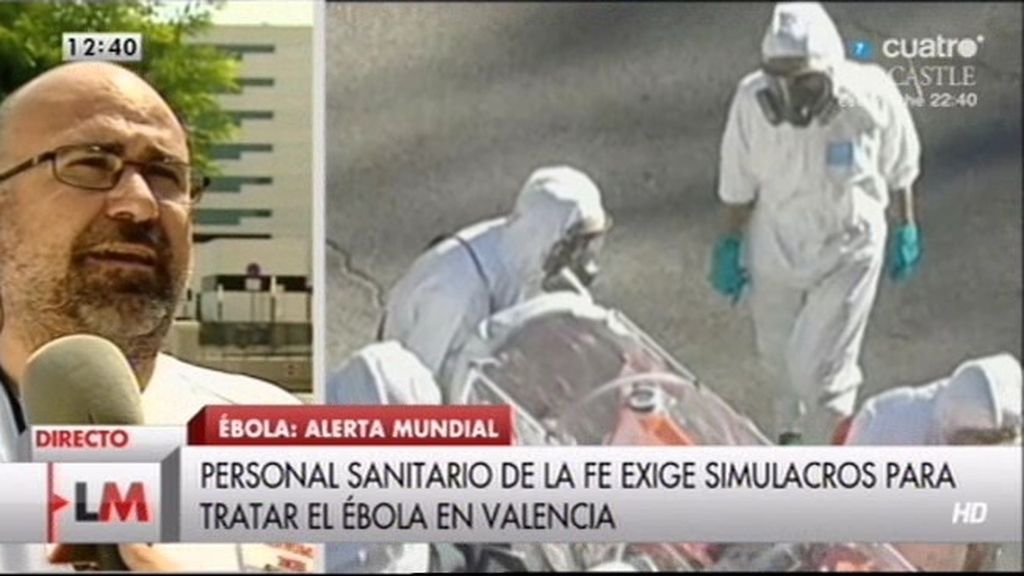 Manel Canela: "Todo el personal  no ha recibido el protocolo de evacuación por ébola"