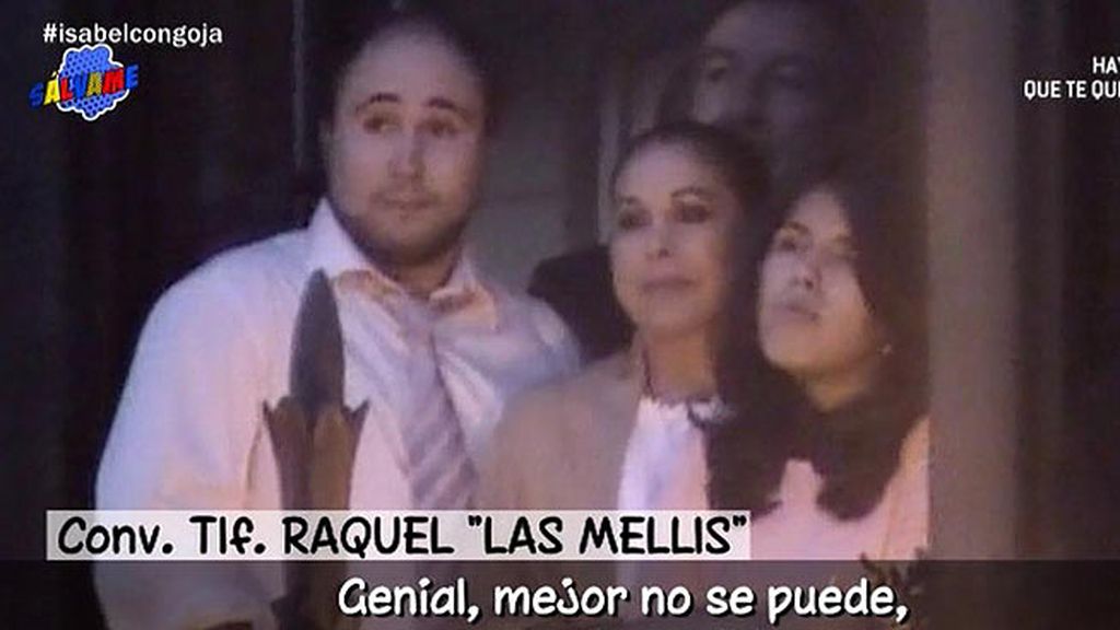 Raquel, de 'Las Mellis': "Pantoja está contenta con el comportamiento de sus hijos"