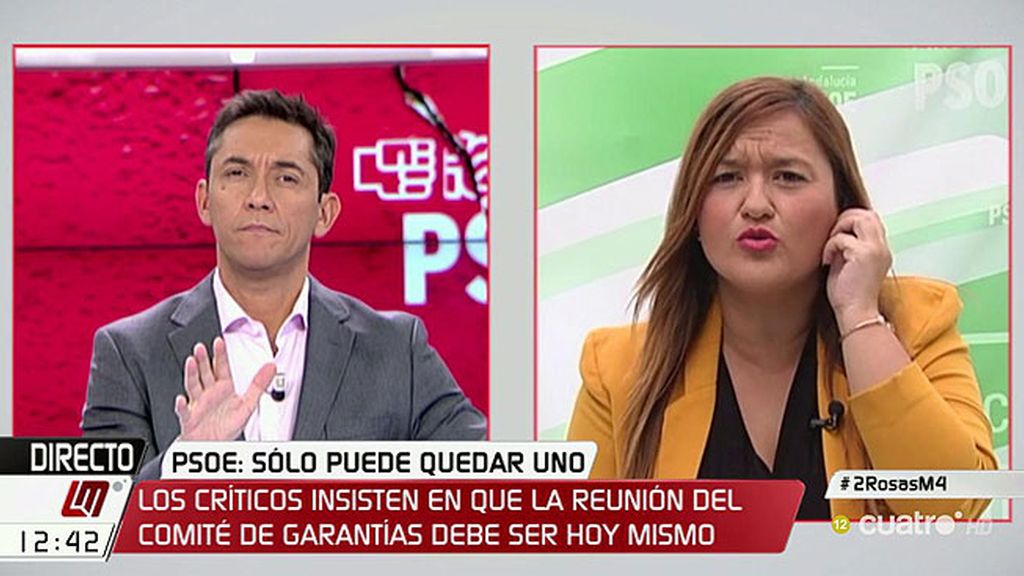 Verónica Pérez: "Tenemos un gran problema de legitimidad y credibilidad en el PSOE"