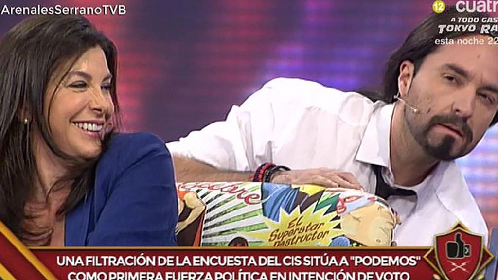 Pablo Iglesias quiere demostrar la casta de Arenales Serrano