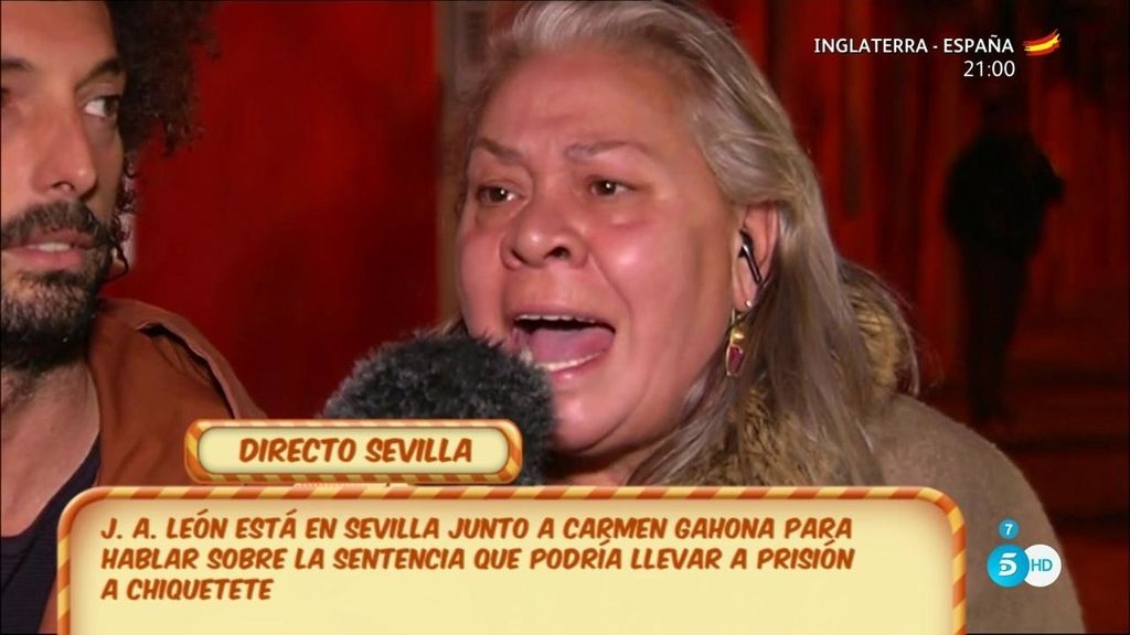 Carmen Gahona: "La que se va a ir a la cárcel es la señorita Raquel Bollo"