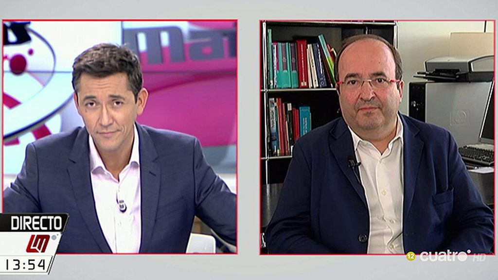 Miquel Iceta, a Pablo Iglesias: "Acepta una investidura de Sánchez sin condiciones"
