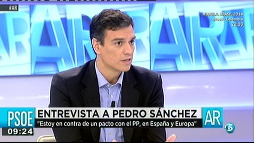 Pedro Sánchez: "Reivindico la centralidad en la izquierda"