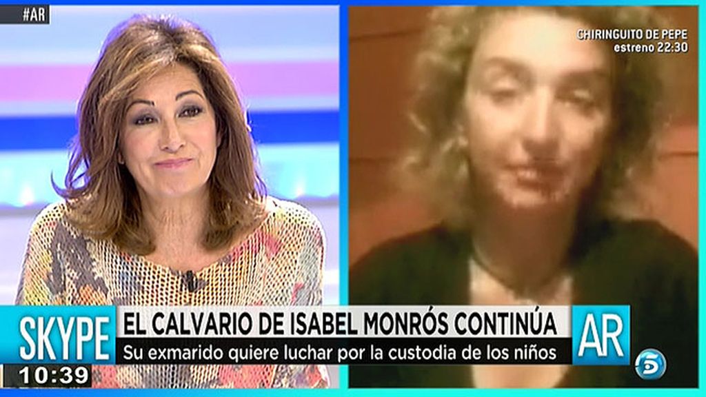 El hijo mayor de Isabel Monrós no puede ir a clase porque su padre no paga el colegio