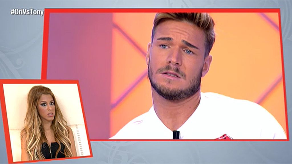 Tony: "Noté a Oriana muy fría en el plató"