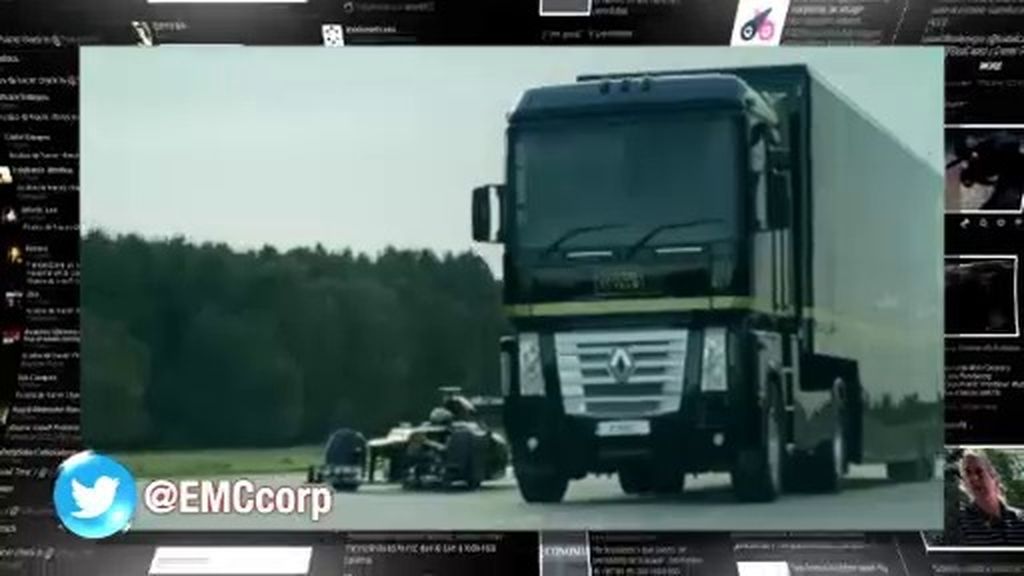 #HoyEnLaRed: un camión, un Fórmula1 y un salto de récord