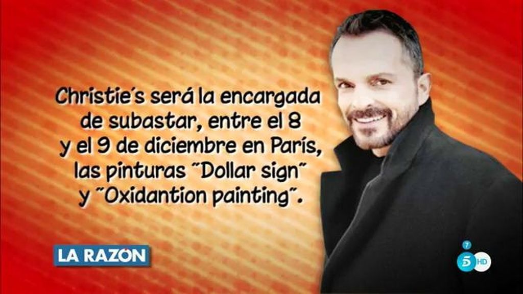 Bosé quiere vender dos cuadros que le regaló el mismo Andy Warhol, según La Razón