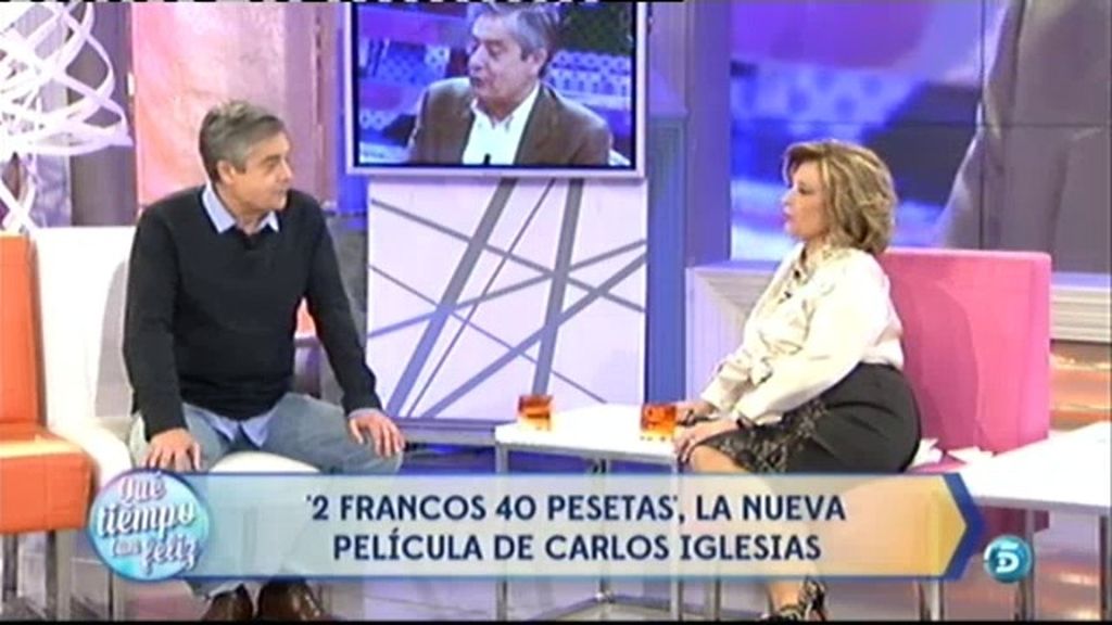 Carlos Iglesias presenta su nueva película '2 francos, 40 pesetas'