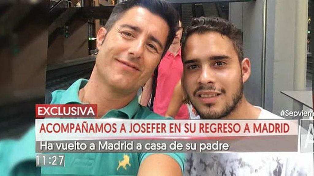 Gloria Camila le pide a nuestro compañero Pepe del Real que cuide de J. Fernando