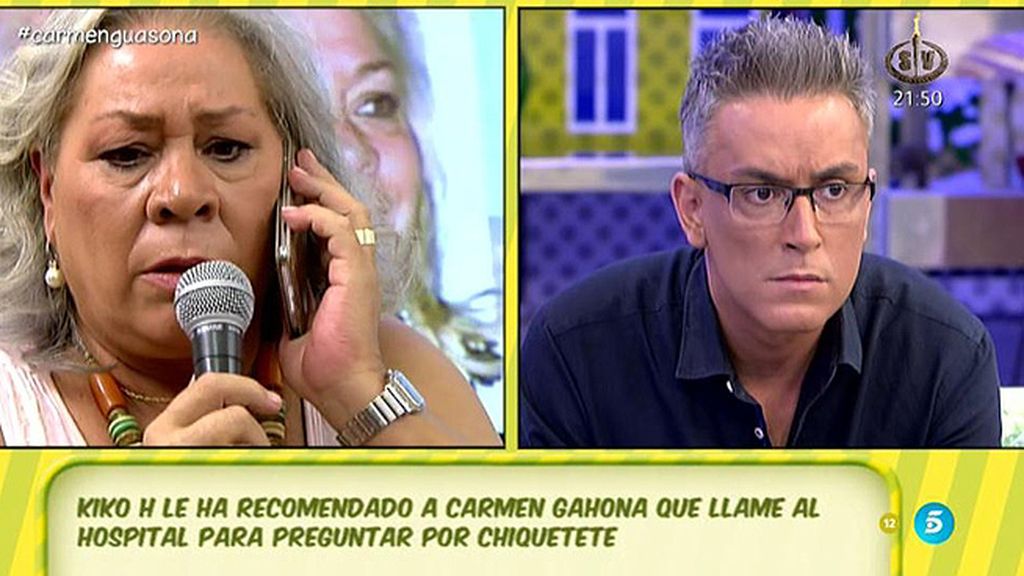 Carmen Gahona desmiente que Chiquetete este ingresado en la UCI