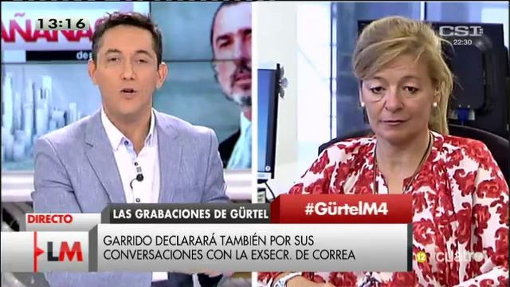 Ana Garrido, sobre la Gürtel: "Las amenazas han cesado desde el verano"