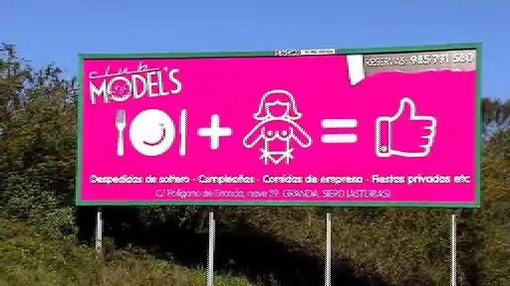 Polémica en Lugo por la publicidad machista de un club de alterne