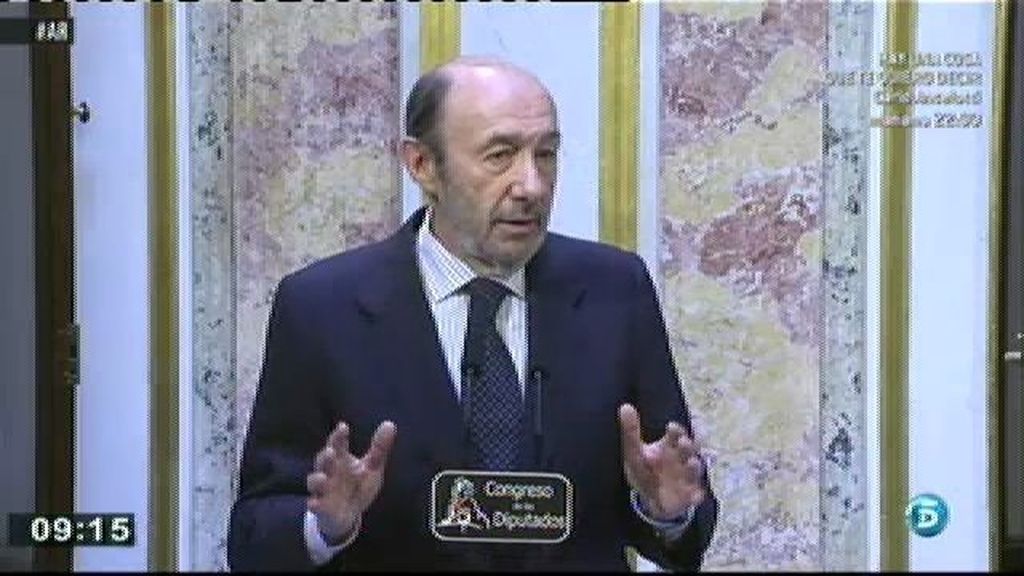 Rubalcaba: "Para llevar a cabo la propuesta de Madina hay que encontrar un consenso en el PSOE"