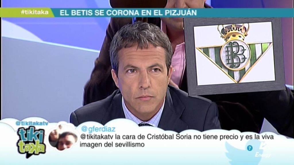 Cristóbal Soria, ante el cachondeo: "Pedir a Dios que no gane el Sevilla 0-3 en la vuelta"