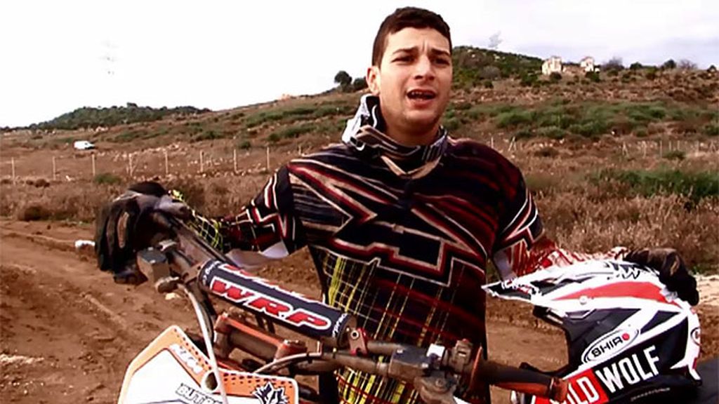Butrón, campeón de España de motocross, visita el Circuito Costa del Sol Casares