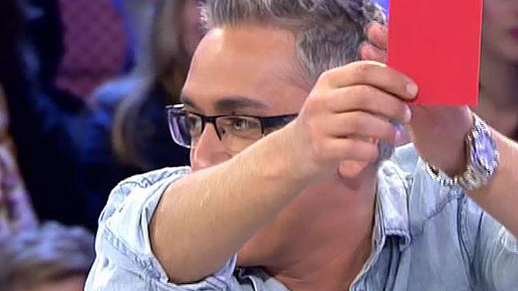 Segunda tarjeta roja para... ¡Jesús Manuel!