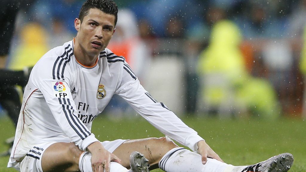 Ronaldo no entiende los pitos del Bernabéu