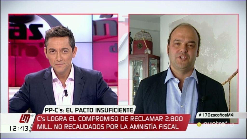 José Carlos: "El pacto del PP y Ciudadanos va a durar menos que los yogures de Cañete"