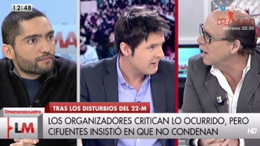 Cintora, a Jaime González: "Si mientes, mi deber es demostrar que mientes"