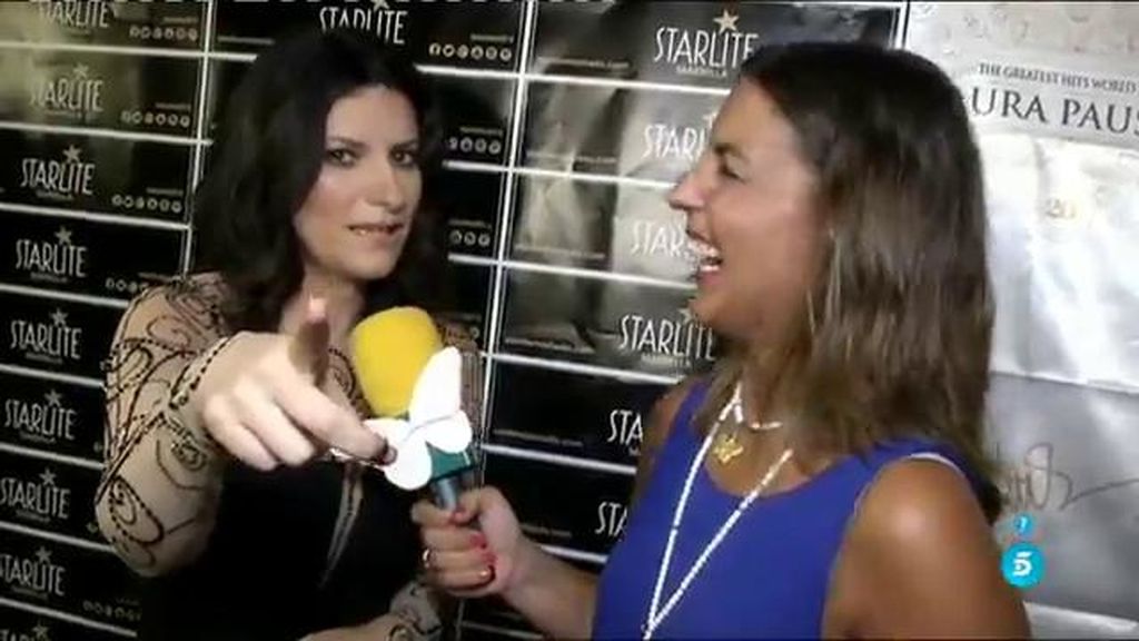 Laura Pausini, junto a su chico de 'La Voz' Maverick, cierra gira en el 'Starlite'