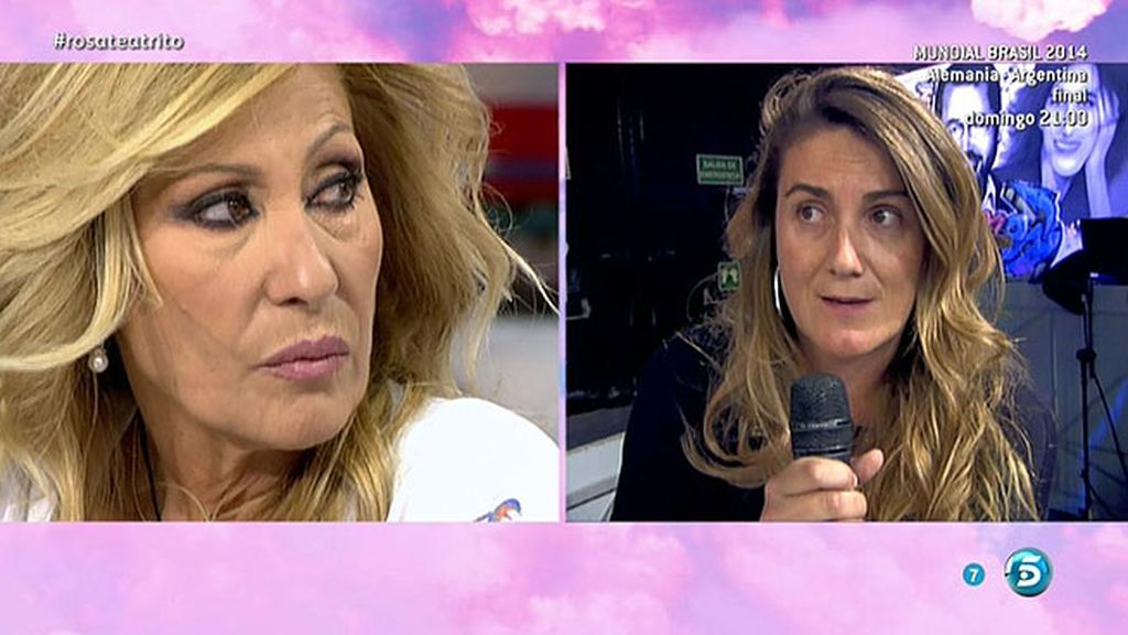 Carlota Corredera, a Rosa Benito: "Nosotros invitamos a Geles al programa"