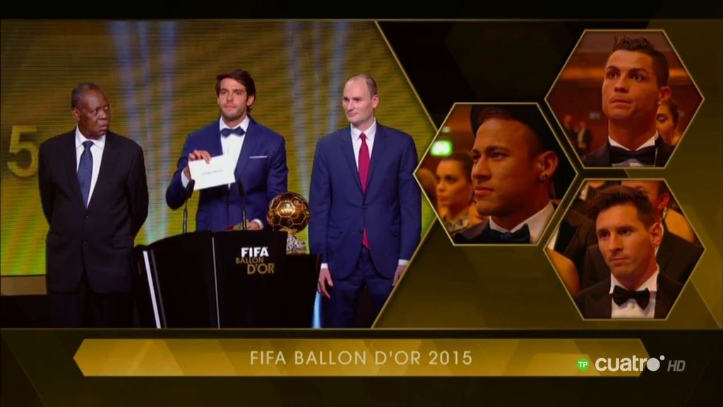 El gesto deportivo de CR7 al escuchar: "El ganador del Balón de Oro es... ¡Leo Messi!