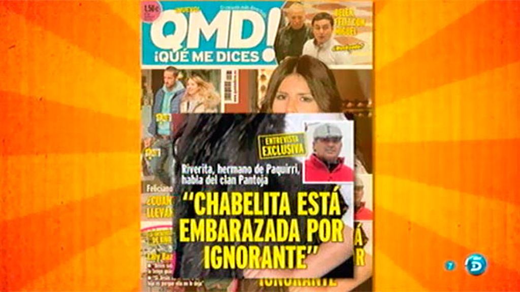 Riverita, el hermano de Paquirri, en 'QMD': "Chabelita está embarazada por ignorante"