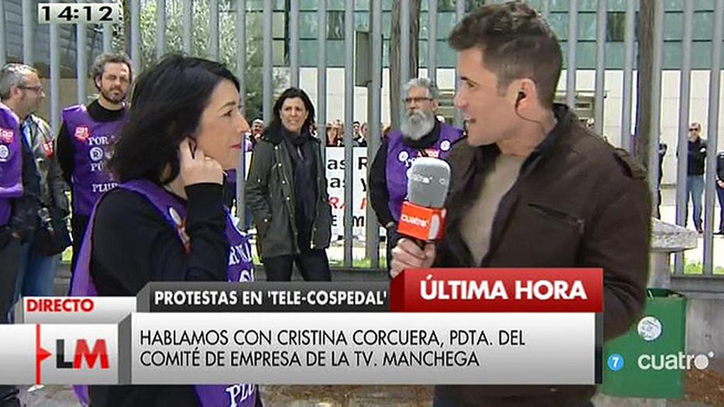 Los trabajadores de 'Castilla - La Mancha Tv', en huelga por la gestión de la cadena